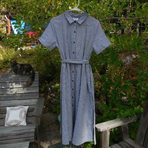 Lisa Marie Fernandez Gingham Button Dress | Size M